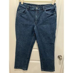 Duluth Trading Jeans 16 X 31 (29.5) Women’s Bootcut Pockets Med Wash